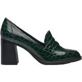 Tamaris Trotteur Pumps groen Textiel Dames