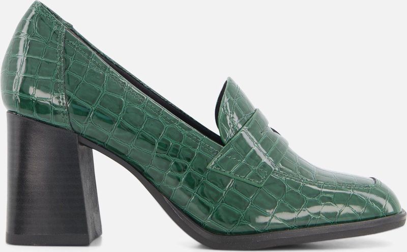 Tamaris Trotteur Pumps groen Textiel Dames