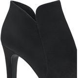 Enkellaarsje - Effen - Velours Look - Stiletto Hak - Hoge Hak