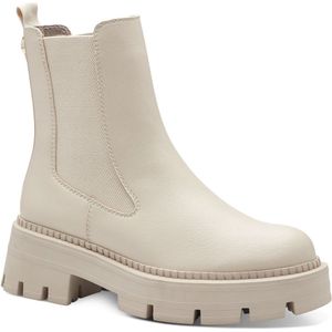 Tamaris - Enkellaarsjes - Beige - Touch-it-voetbed