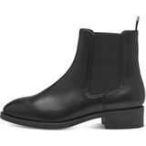 Tamaris lage dames chelsea boots zwart lak - Maat 41