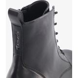 Tamaris - Essentials Lace Boot Flat - Enkellaarsje - Zwart