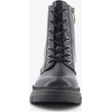 Tamaris - Essentials Lace Boot Flat - Enkellaarsje - Zwart
