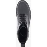 Tamaris - Essentials Lace Boot Flat - Enkellaarsje - Zwart