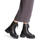 Tamaris - Enkellaarsjes - Zwart - Polyestervezel - Textiel Voering