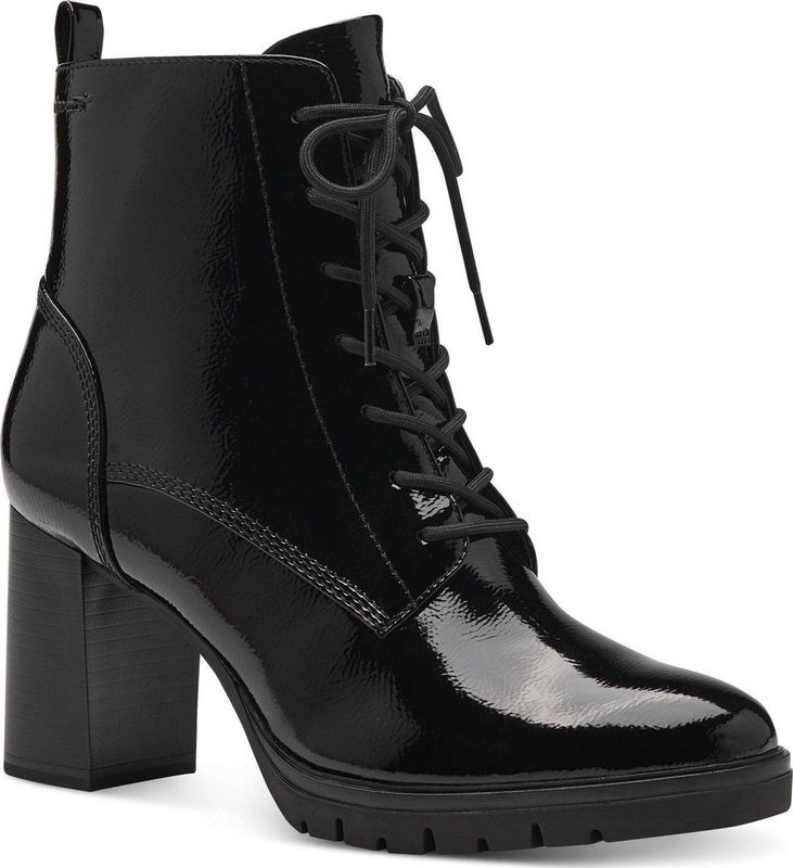 Tamaris Tamaris Dames 1-1-25110-41 Enkellaarzen voor dames, Zwarte opdruk