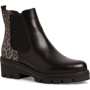 Tamaris Chelsea Boot 1-25474-41 dameslaars, smal, Black Leopard, 36 EU