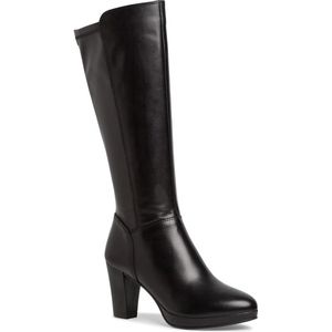 TAMARIS-Dames Long Boot Heel-LWG-zwart-Maat 36-