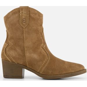 Tamaris Cowboylaarzen bruin Suede - Dames - Maat 38