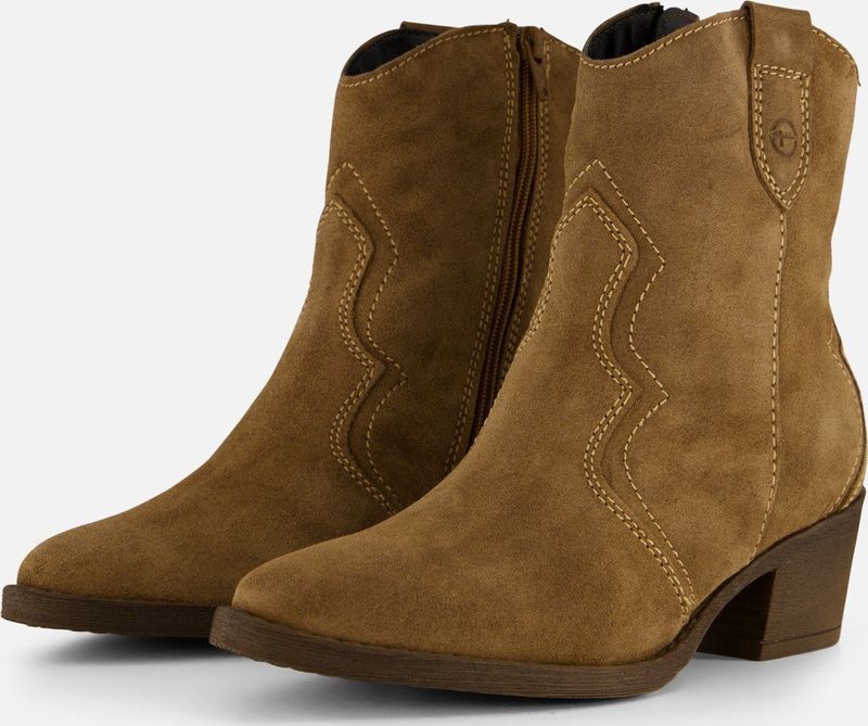 Tamaris - Cowboylaarzen - Zwart - Leer