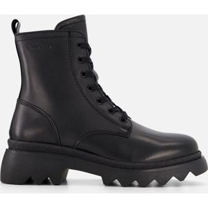 Tamaris Veterboots zwart Leer - Maat 41