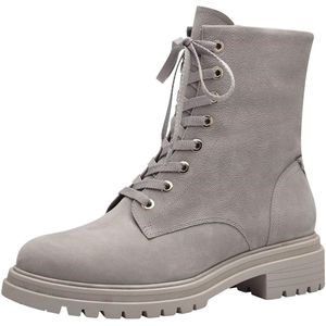 Tamaris, Schoenen, Dames, Beige, 41 EU, Leer, Beige Casual Gesloten Booties