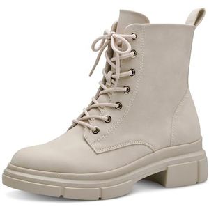 Tamaris, Gesloten Beige Enkellaarzen Beige, Dames, Maat:39 EU