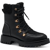 Tamaris - Gesloten Booties - Zwart - Textiel