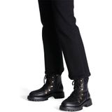 Tamaris - Gesloten Booties - Zwart - Textiel