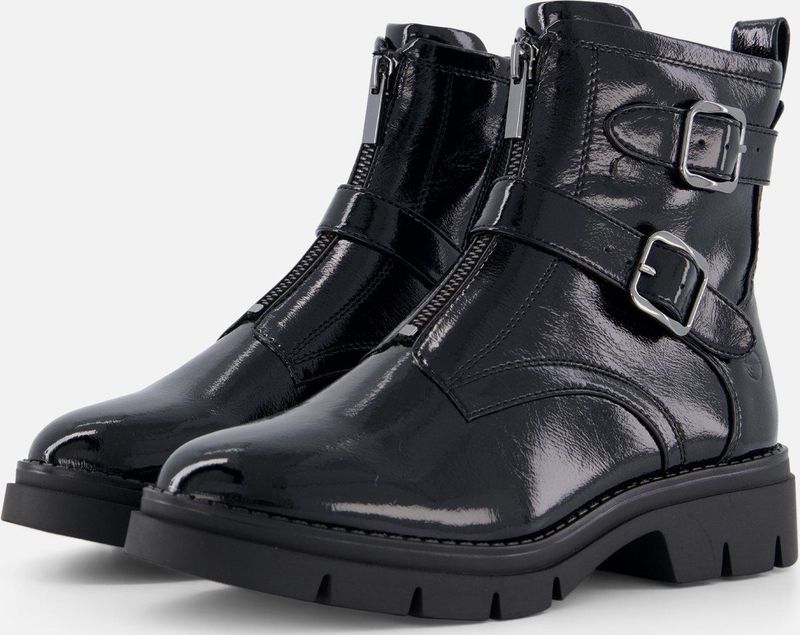 Tamaris Enkellaarsjes zwart Synthetisch - Dames