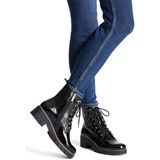 Veterlaarsjes - Imitatieleer - Effen - Ronde Neus - Blokhak