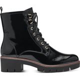 Veterlaarsjes - Imitatieleer - Effen - Ronde Neus - Blokhak