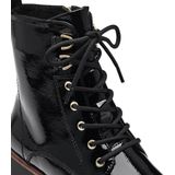 Veterlaarsjes - Imitatieleer - Effen - Ronde Neus - Blokhak