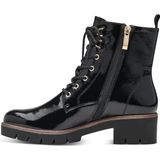 Veterlaarsjes - Imitatieleer - Effen - Ronde Neus - Blokhak