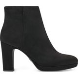 Tamaris - Stiefelette - Zwart - Enkellaarsje - Hoge Blokhak 9 cm