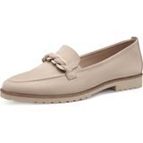 Tamaris - Instappers - Taupe - Leer - Comfortabele Binnenzool