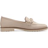 Tamaris - Instappers - Taupe - Leer - Comfortabele Binnenzool
