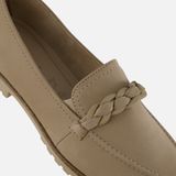 Tamaris - Instappers - Taupe - Leer - Comfortabele Binnenzool