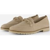 Tamaris - Instappers - Taupe - Leer - Comfortabele Binnenzool