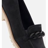 Tamaris - Dames Loafer - Suède - Wit - Comfortabel Voetbed