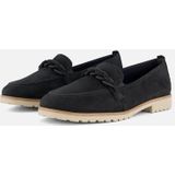 Tamaris - Dames Loafer - Suède - Wit - Comfortabel Voetbed