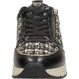 Tamaris - Essentials - Sneakers - Zwart - Veters en Ritssluiting