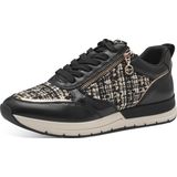 Tamaris - Essentials - Sneakers - Zwart - Veters en Ritssluiting