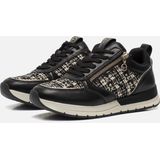 Tamaris - Essentials - Sneakers - Zwart - Veters en Ritssluiting
