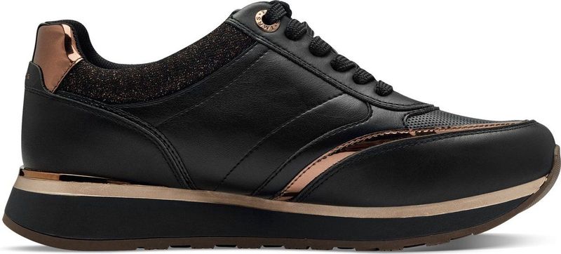 Tamaris Core Dames Sneakers - BLACK COPPER