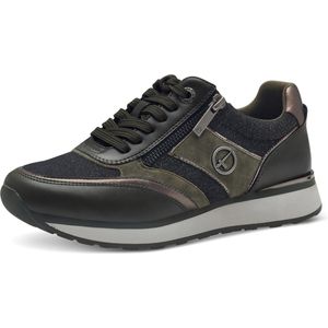 Tamaris Dames Low Top Sneaker 1-23726-43 387 Dames M2373943 Chocolate, Olive Kam, 37 EU