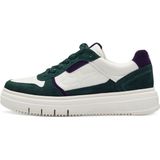Tamaris - Damessneakers - Groen - Leer - Slip-on Sluiting
