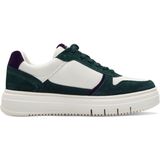 Tamaris - Damessneakers - Groen - Leer - Slip-on Sluiting