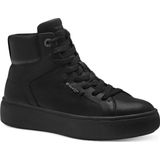 Tamaris - High Top Sneakers - Zwart - Leer - Slip-on Sluiting