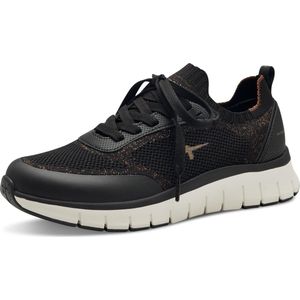 Tamaris Da.-Schnürer für Damen, schwarz, Gr. 38 EU