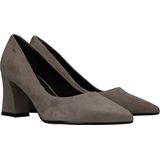 Tamaris - Pumps - Grijs - Suède Look - Leer en Synthetisch Materiaal