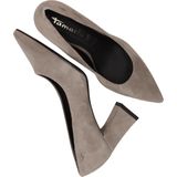 Tamaris - Pumps - Grijs - Suède Look - Leer en Synthetisch Materiaal
