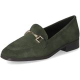 Tamaris - Instaploafers - Groen - Leer - Zachte Binnenzool