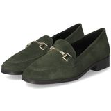 Tamaris - Instaploafers - Groen - Leer - Zachte Binnenzool