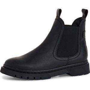Tamaris Chelseaboots, Blockabsatz, Schlupfboots, Stiefelette mit zwei Anziehlaschen