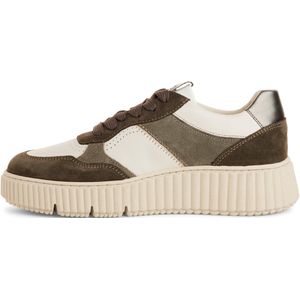 Tamaris - 1-23771-42 - Sneaker - Olive Combi - Leer - Slip-on