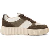 Tamaris Sneaker 1-23771-761 Damesschoenen Laag Top M2377142 Olijf