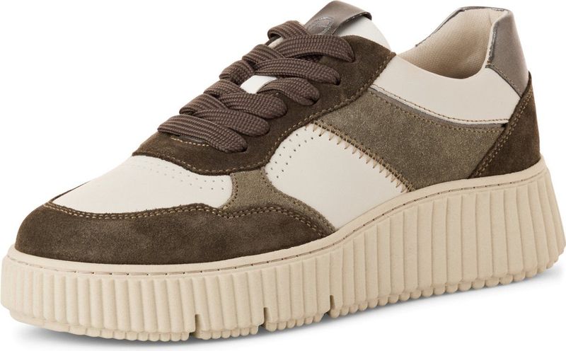Tamaris Sneaker 1-23771-761 Damesschoenen Laag Top M2377142 Olijf