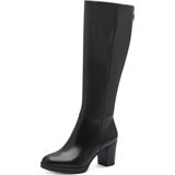 Merk - Laarzen - Effen - Leer - Ritszakken en Blokhak