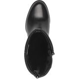 Merk - Laarzen - Effen - Leer - Ritszakken en Blokhak